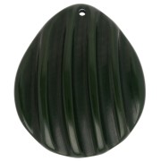 Vert Sapin - Pendentif coquillage 44x37 mm en résine - Vert sapin x1 Pendentif coquillage 44x37 mm en résine - Vert sapin x1