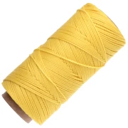 Bobine de fil ciré Linhasita pour micro macramé 1.5 mm - Yellow (37) x116m