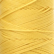 Bobine de fil ciré Linhasita pour micro macramé 1.5 mm - Yellow (37) x116m