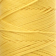 Bobine de fil ciré Linhasita pour micro macramé 1.5 mm - Yellow (37) x116m