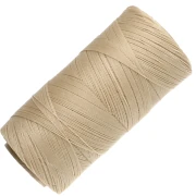 Bobine de fil ciré Linhasita pour micro macramé 0.35 mm - Dark Cream (762) x448m