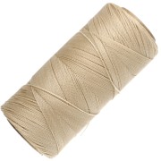Bobine de fil ciré Linhasita pour micro macramé 0.5 mm - Dark Cream (762) x335m