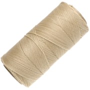 Bobine de fil ciré Linhasita pour micro macramé 0.75 mm - Dark Cream (762) x228m