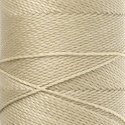 Bobine de fil ciré Linhasita pour micro macramé 1 mm - Dark Cream (762) x168m
