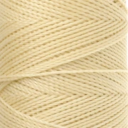 Bobine de fil ciré Linhasita pour micro macramé 1 mm - Light Yellow (1) x168m