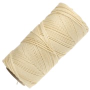 Bobine de fil ciré Linhasita pour micro macramé 1.5 mm - Light Yellow (1) x116m