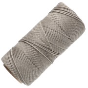 Bobine de fil ciré Linhasita pour micro macramé 1.5 mm - Greige (4) x116m