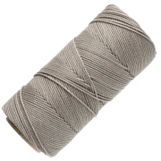 Bobine de fil ciré Linhasita pour micro macramé 1.5 mm - Greige (4) x116m