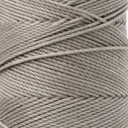 Bobine de fil ciré Linhasita pour micro macramé 1.5 mm - Greige (4) x116m