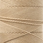Bobine de fil ciré Linhasita pour micro macramé 1.5 mm - Straw (18) x116m