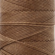 Bobine de fil ciré Linhasita pour micro macramé 1.5 mm - Bois (21) x116m