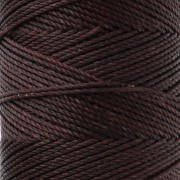 Bobine de fil ciré Linhasita pour micro macramé 1.5 mm - Chocolat Brown (29) x116m