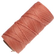 Bobine de fil ciré Linhasita pour micro macramé 1.5 mm - Terracotta (35) x116m