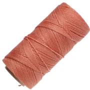 Bobine de fil ciré Linhasita pour micro macramé 1.5 mm - Terracotta (35) x116m