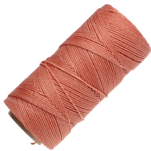 Bobine de fil ciré Linhasita pour micro macramé 1.5 mm - Terracotta (35) x116m
