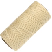 Bobine de fil plat ciré Linhasita pour macramé 1.4 mm - Light Yellow (1) x167m