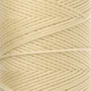 Bobine de fil plat ciré Linhasita pour macramé 1.4 mm - Light Yellow (1) x167m
