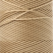 Bobine de fil plat ciré Linhasita pour macramé 1.4 mm - Straw (18) x167m