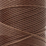 Bobine de fil plat ciré Linhasita pour macramé 1.4 mm - Bois (21) x167m