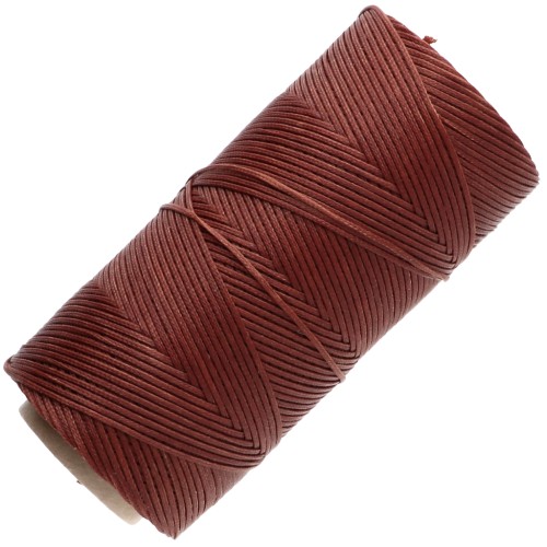 Bobine de fil plat ciré Linhasita pour macramé 1.4 mm - Old Copper (25) x167m