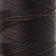 Bobine de fil plat ciré Linhasita pour macramé 1.4 mm - Chocolat Brown (29) x167m