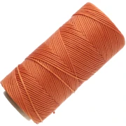 Bobine de fil plat ciré Linhasita pour macramé 1.4 mm - Topaz (30) x167m