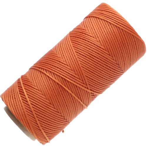 Bobine de fil plat ciré Linhasita pour macramé 1.4 mm - Topaz (30) x167m