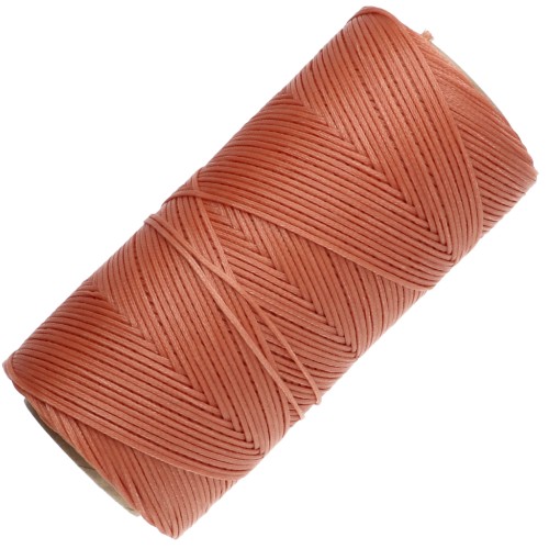 Bobine de fil plat ciré Linhasita pour macramé 1.4 mm - Terracotta (35) x167m