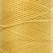 Bobine de fil plat ciré Linhasita pour macramé 1.4 mm - Yellow (37) x167m