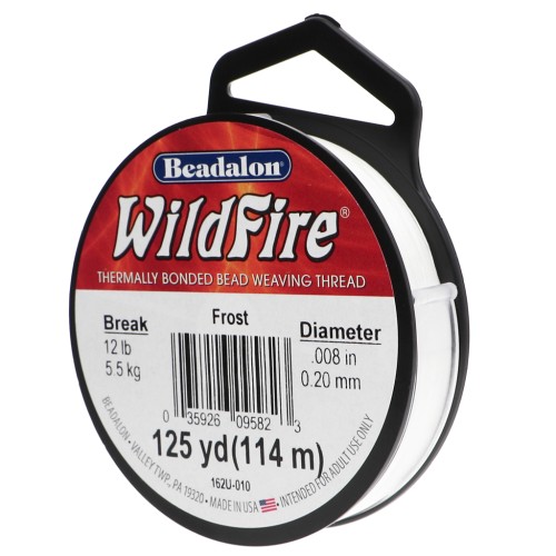 Fil nylon tressé WildFire 0.20 mm - Blanc x114.4m