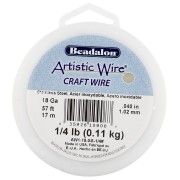 Fil rond 1.02 mm Artistic Wire - Acier inoxydable 304 x17m|raw }}