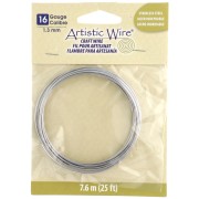 Fil rond 1.3 mm Artistic Wire - Acier inoxydable 304 x3.1m|raw }}