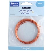 Fil de cuivre rond 1.3 mm Artistic Wire - Naturel x3.1m