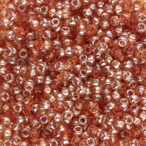 Rocaille Miyuki 11/0 55010 - Crystal Apricot Medium x8g