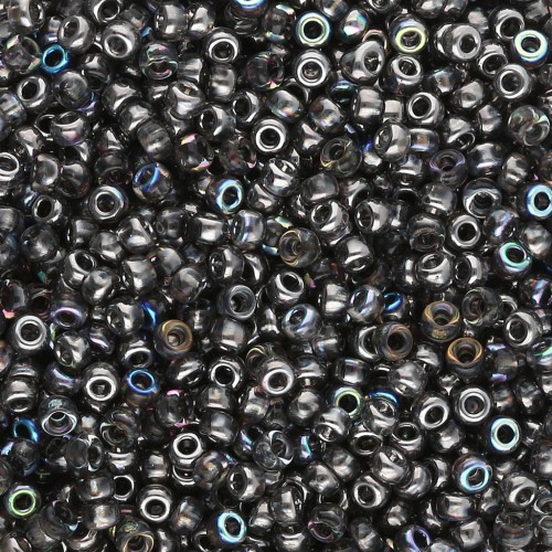 Rocaille Miyuki 11/0 55024 - Crystal Graphite Rainbow x8g