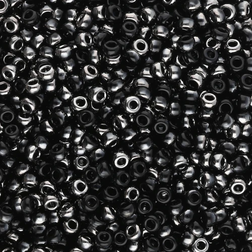 Rocaille Miyuki 11/0 55037 - Black Chrome x8g