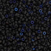 Rocaille Miyuki 11/0 55042 - Black Azuro Mat x8g
