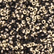 Rocaille Miyuki 11/0 55044 - Black Amber Mat x8g|raw }}