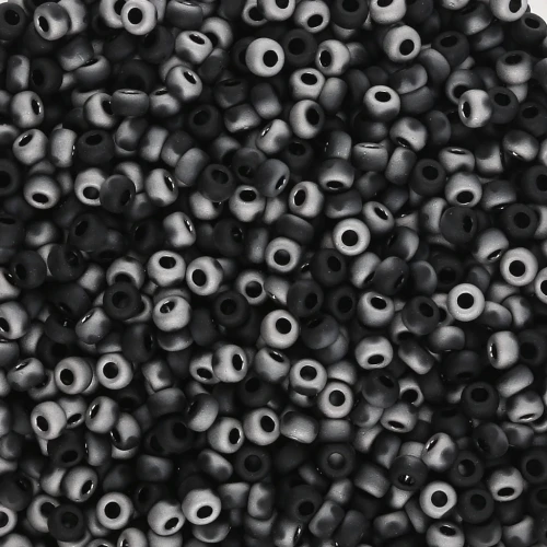 Rocaille Miyuki 11/0 55125 - Black Chrome Mat x8g