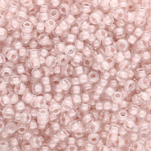 Rocaille Miyuki 11/0 215 - Blush Lined Crystal x8g