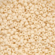 Rocaille Miyuki 11/0 492F - Opaque Dark Cream Mat x8g