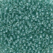 Rocaille Miyuki 11/0 2445 - Transparent Sea Foam Luster x8g