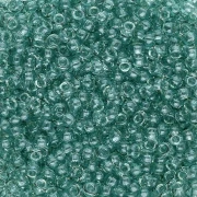 Rocaille Miyuki 11/0 2445 - Transparent Sea Foam Luster x8g