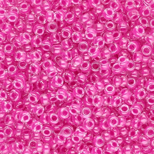 Rocaille Miyuki 11/0 209 - Fuchsia Lined Crystal x8g