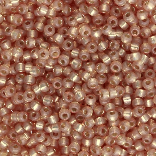 Rocaille Miyuki Duracoat 11/0 4243 - Dyed Topaz Gold Silver Lined x8g