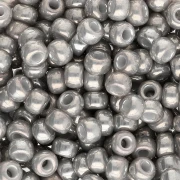 Rocaille Miyuki 6/0 1865 - Opaque Smoke Gray Luster x8g