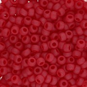 Rocaille Miyuki 8/0 141F - Transparent Ruby Mat x8g|raw }}