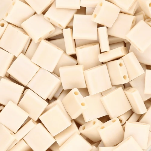 Miyuki Tila Beads 5x5x1.9 mm TL-493FR - Opaque Pear AB Mat x10g