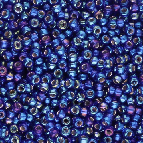 Rocaille Miyuki 11/0 1020 - Cobalt AB Silver Lined x8g