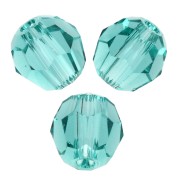 Perles rondes PureCrystal 5000 4 mm - Reinvented Caribbean Green x20